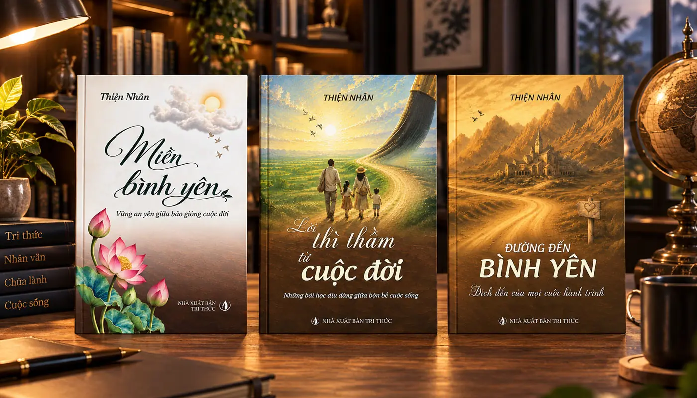 Ba tác phẩm của tác giả Thiện Nhân